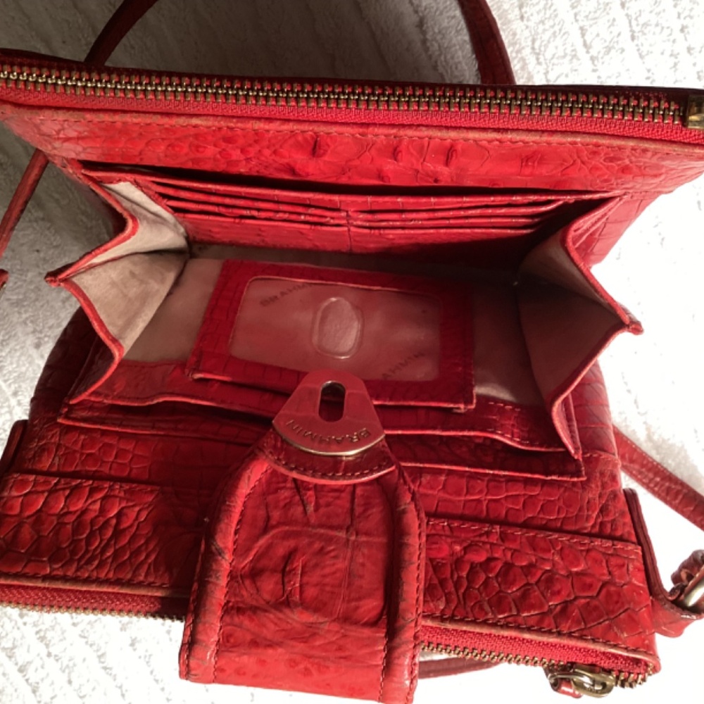 BRAHMIN CROC CROSSBODY BAG - Picture 7 of 9